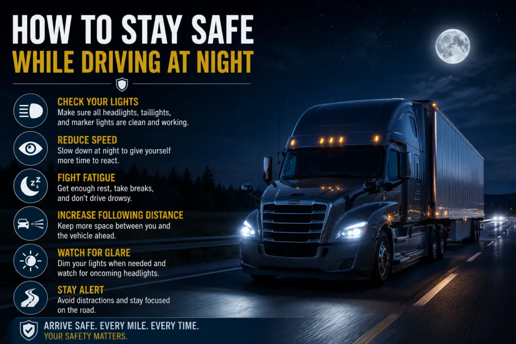 How to Stay Safe While Driving at Night