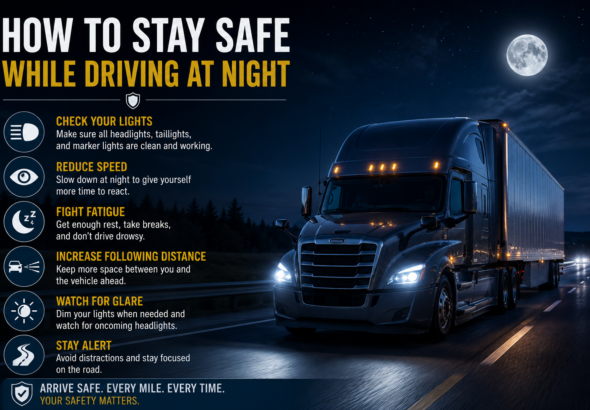How to Stay Safe While Driving at Night
